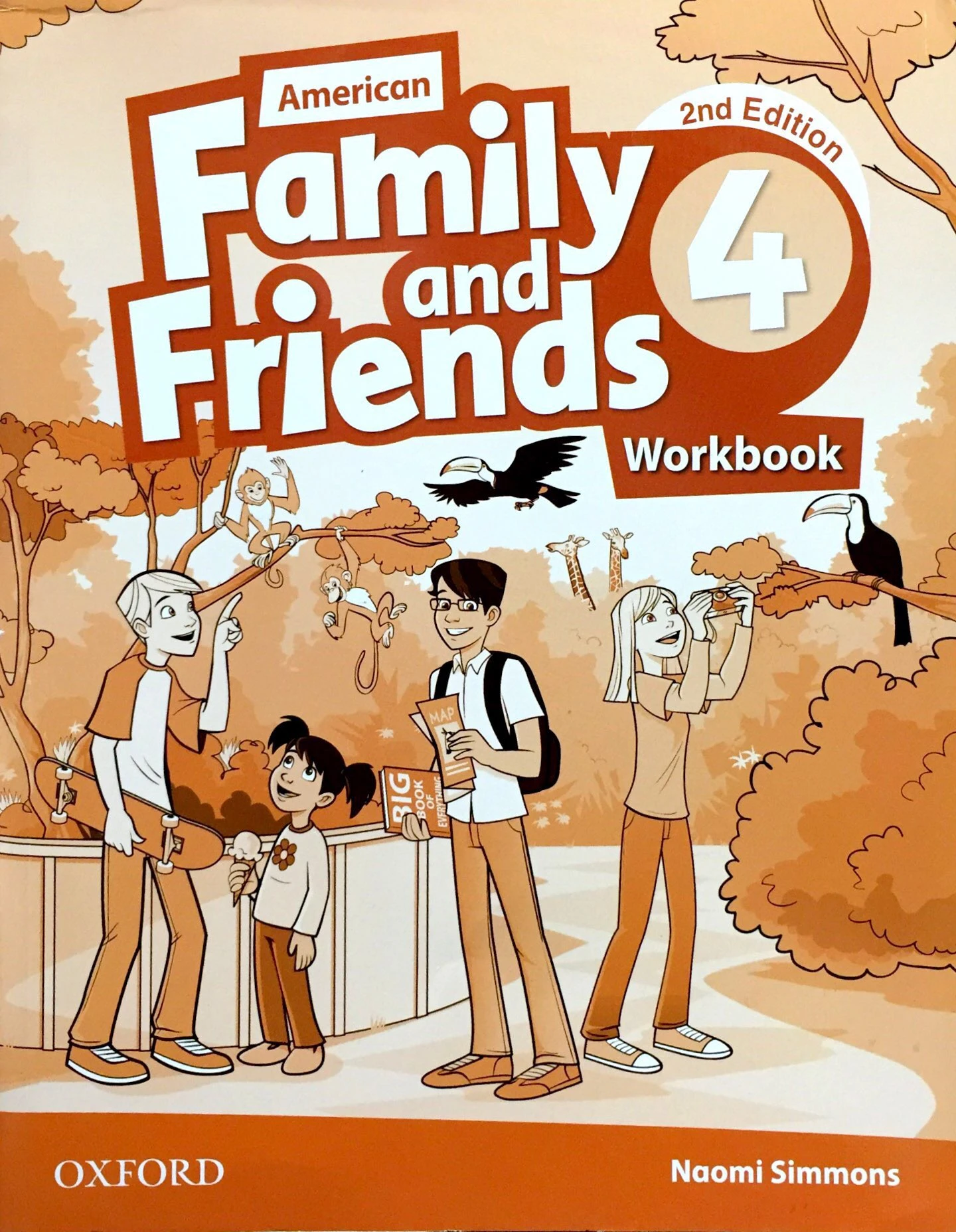 bộ american family and friends level 4 workbook