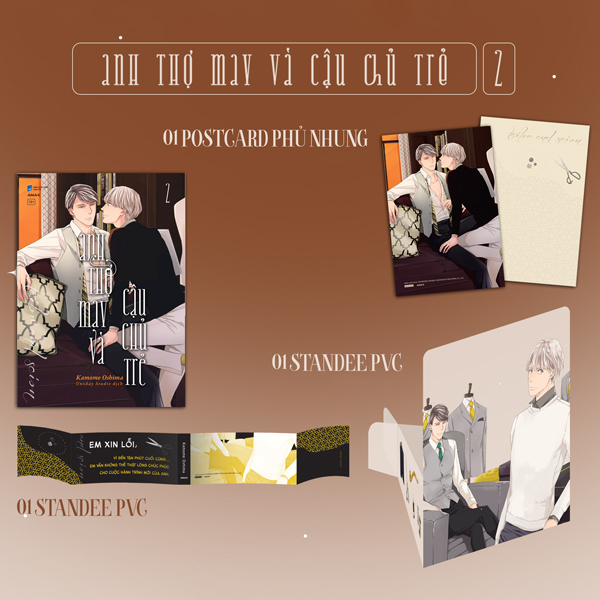 Bo
Anh Tho May Va Cau Chu Tre - Tap 2 - Tang Kem Bia Ao Roi Phu Nhung + Postcard Phu Nhung + PVC Standee + Dai Sach