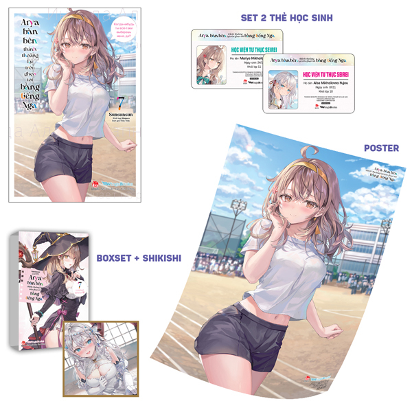 Bo
Arya Ban Ben Thinh Thoang Lai Treu Gheo Toi Bang Tieng Nga - Tap 7 - Ban Boxset -Tang Kem Boxset + Shikishi + Set 2 The Hoc Sinh + Poster