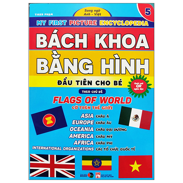 bộ bách khoa bằng hình đầu tiên cho bé 5 - chủ đề cờ trên thế giới