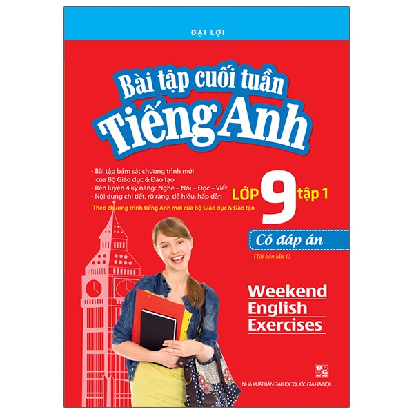 bộ bài tập cuối tuần tiếng anh lớp 9 - tập 1 - có đáp án (tái bản 2020)