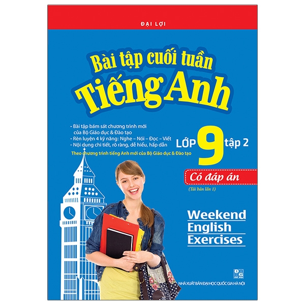 bộ bài tập cuối tuần tiếng anh lớp 9 - tập 2 - có đáp án (tái bản 2020)