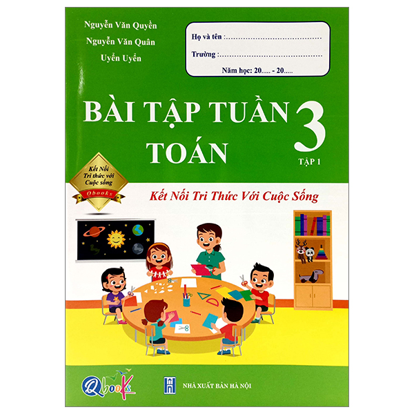 bộ bài tập tuần toán 3 - tập 1 (kết nối) (2022)