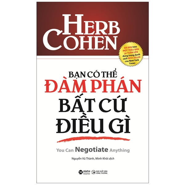 Bộ Bạn Có Thể Đàm Phán Bất Cứ Điều Gì (Tái Bản 2026)