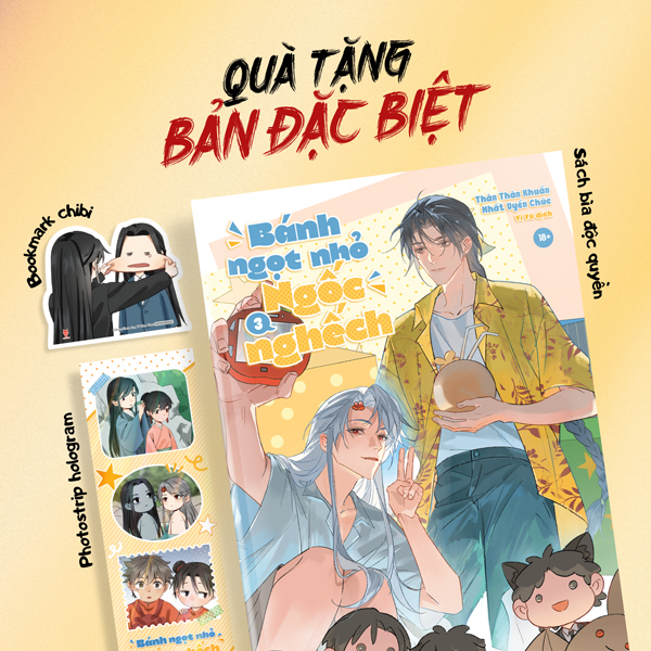 Bo
Banh Ngot Nho Ngoc Nghech - Tap 3 - Ban Dac Biet - Tang Kem Bookmark Chibi + Photostrip Hologram
