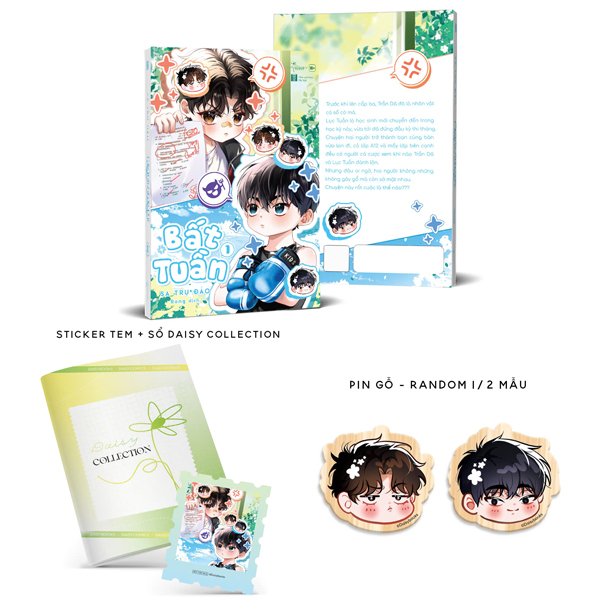 Bo
						
										
										Bat Tuan - Tap 1 - Ban Dac Biet - Tang Kem So Daisy Collection + Sticker Tem + Pin Go Random 1 Trong 2 Mau