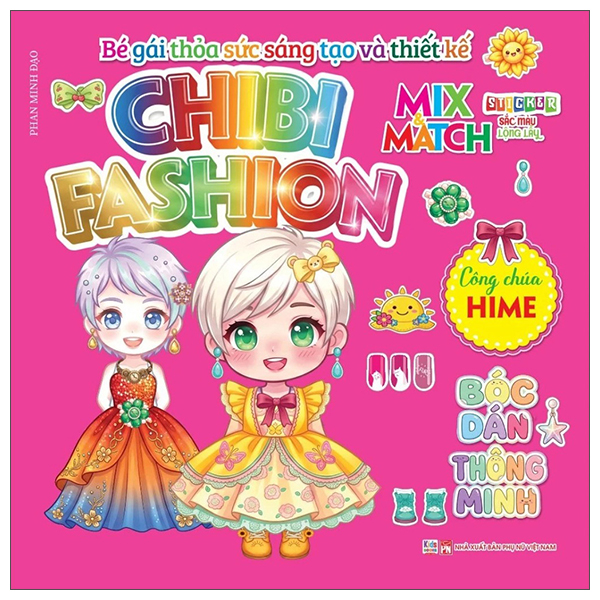 Bộ Bé Gái Thỏa Sức Sáng Tạo Và Thiết Kế - Chibi Fashion - Công Chúa Hime