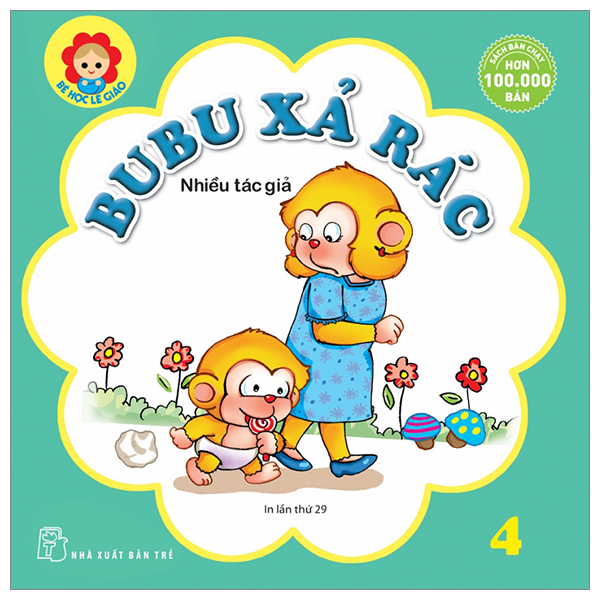 bộ bé học lễ giáo - bubu tập 4: xả rác (tái bản)