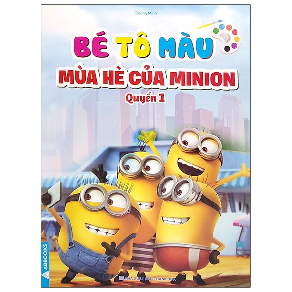 bộ bé tô màu - mùa hè của minion - tập 1 (tái bản)