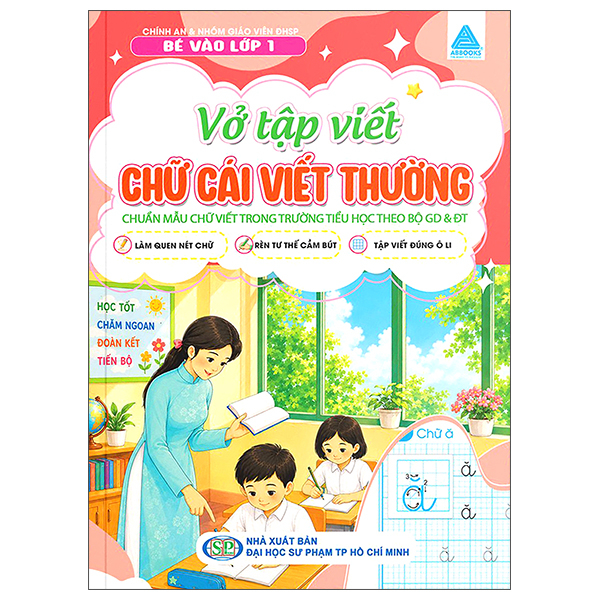 Bộ Bé Vào Lớp 1 - Vở Tập Viết - Chữ Cái Viết Thường