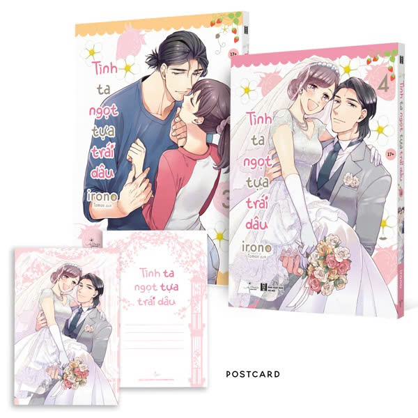 Bộ Bộ Manga - Tình Ta Ngọt Tựa Trái Dâu - Tập 3 + Tập 4 (Bộ 2 Tập) - Tặng Kèm Postcard
