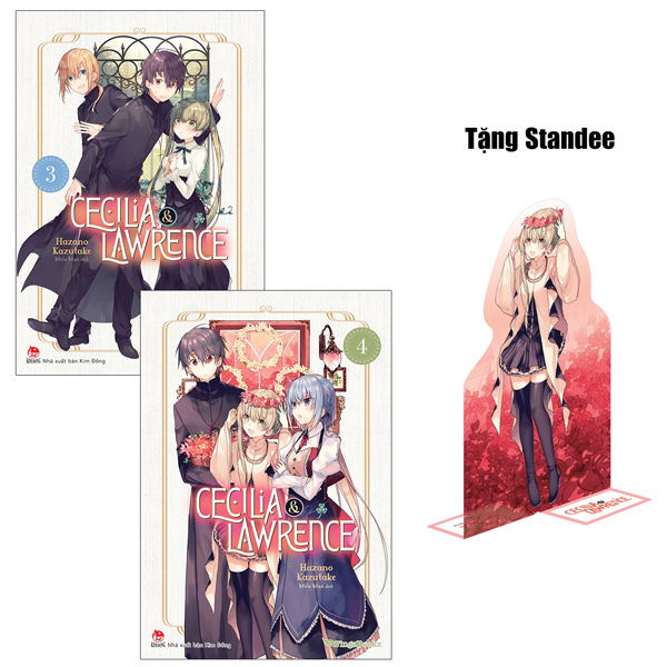 bộ bộ sách cecilia & lawrence - tập 3 + tập 4 (bộ 2 tập) - tặng kèm standee