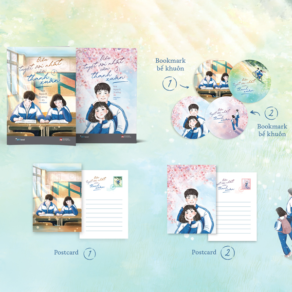 Bo
Bo Sach Dieu Tuyet Voi Nhat Cua Thanh Xuan - Tap 1 + Tap 2 (Bo 2 Cuon) - Ban Dac Biet - Tang Kem 2 Bookmark Be Khuon Tron + 2 Postcard Boi Cung Man Nhu
