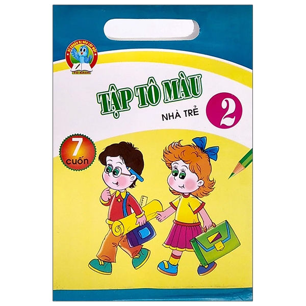 bộ bộ túi tập tô màu nhà trẻ tập 2 (bộ 7 cuốn)