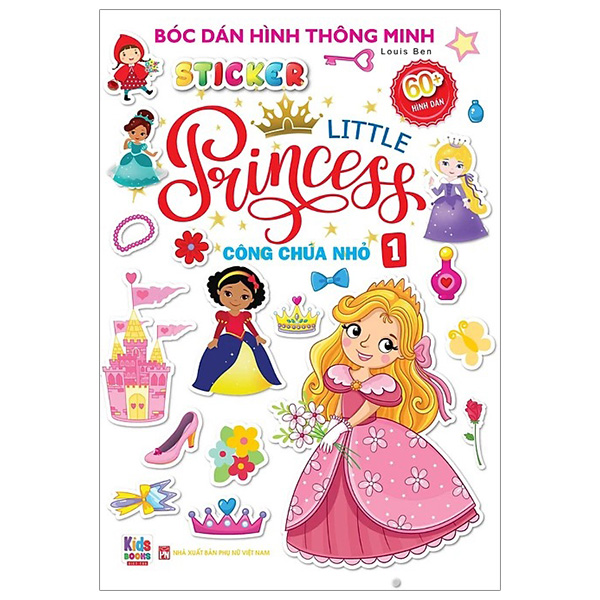 bộ bóc dán hình thông minh - little princess - công chúa nhỏ 1