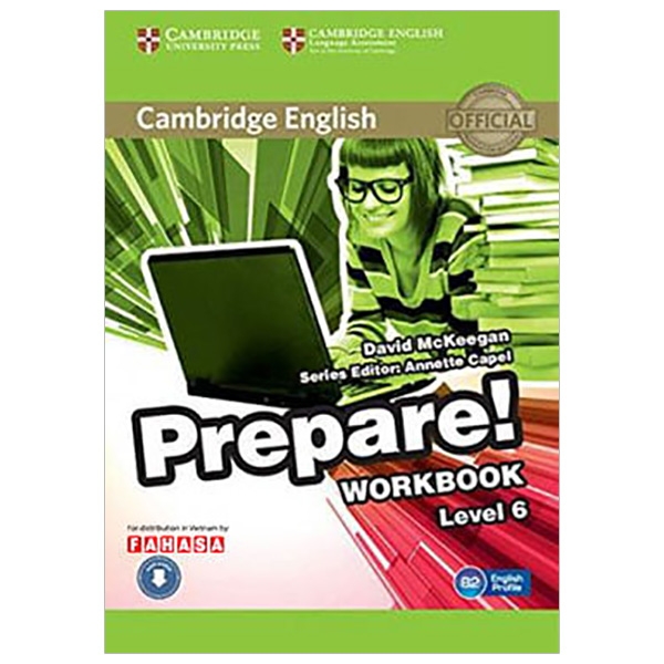 bộ cambridge english prepare! level 6 workbook with audio - fahasa reprint