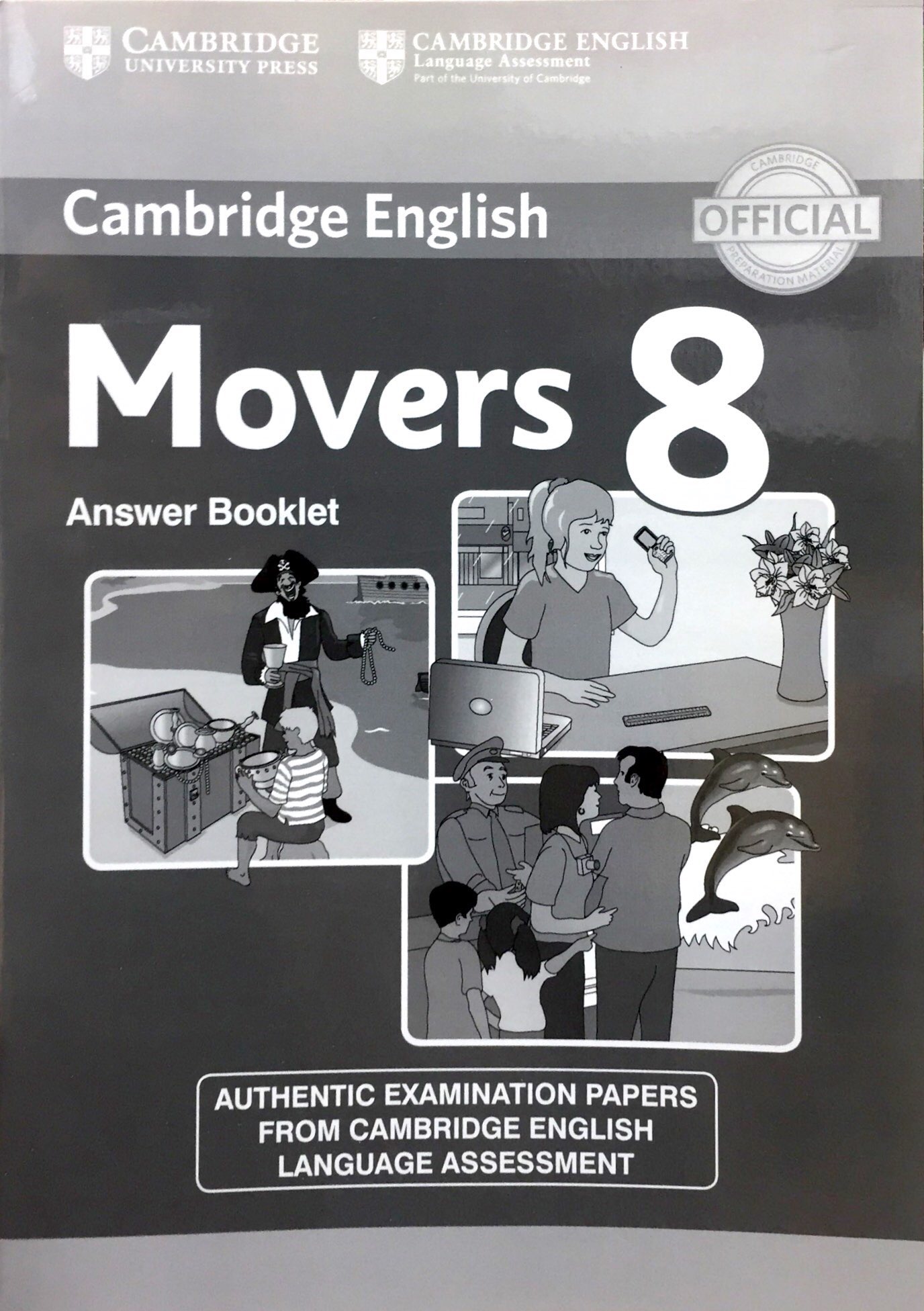 bộ cambridge english young learners 8 movers answer booklet