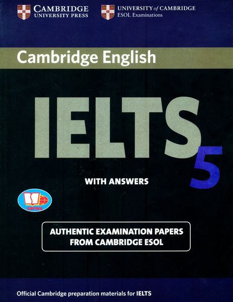 bộ cambridge ielts 5 with answers (savina) (không kèm audio)