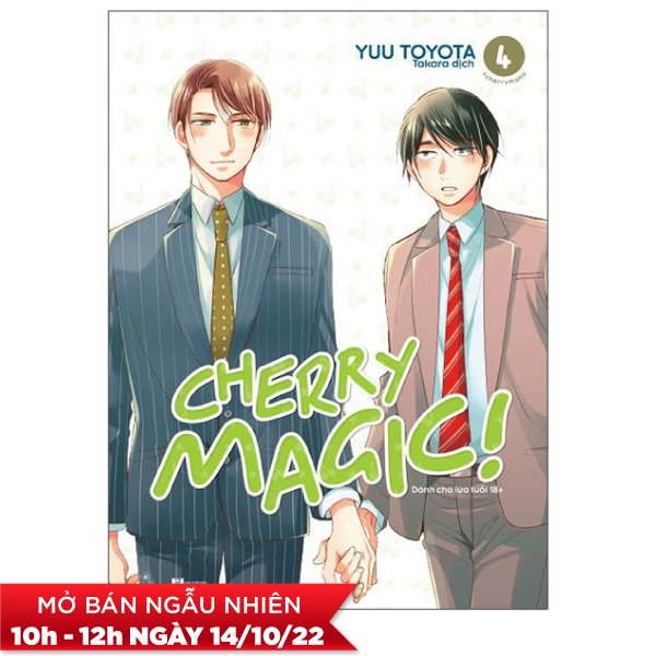 bộ cherry magic - tập 4 - tặng kèm postcard + card sns