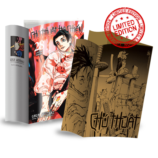 Bộ Chú Thuật Hồi Chiến - Tập 28 - Quyết Chiến Tại Tử Địa Shinjuku - Chấp 9 Quân - Limited Edition - Tặng Kèm Bọc Bảo Vệ