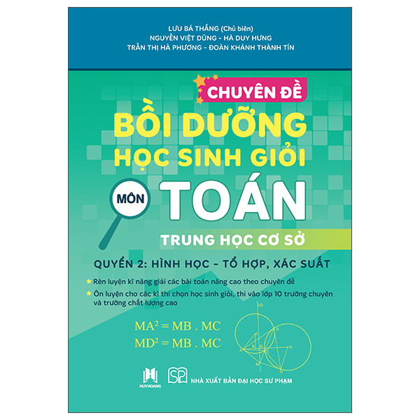 Bo
Chuyen De Boi Duong Hoc Sinh Gioi Mon Toan Trung Hoc Co So - Quyen 2 - Hinh Hoc-To Hop, Xac Suat