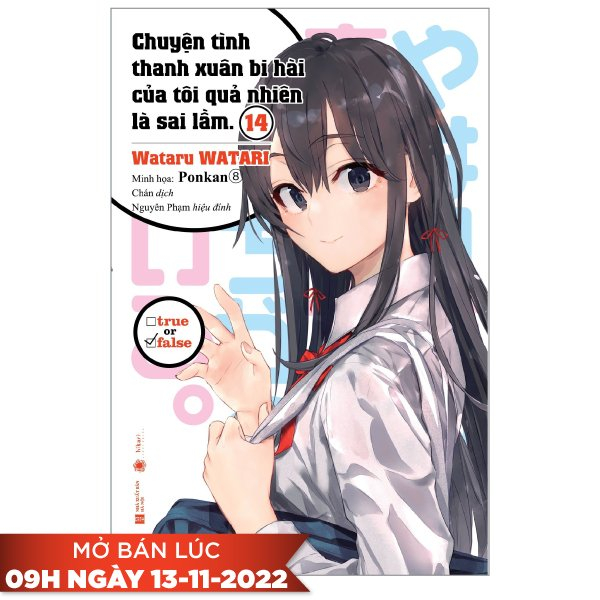 bộ chuyện tình thanh xuân bi hài của tôi quả nhiên là sai lầm - tập 14 - tặng kèm postcard