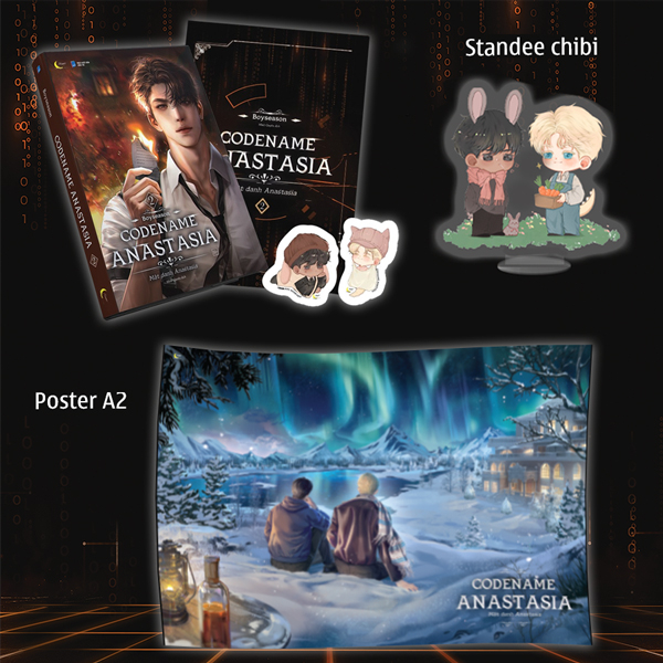 Bộ
						
										
										Codename Anastasia - Mật Danh Anastasia - Tập 2 - Bản Đặc Biệt - Bìa Cứng - Tặng Kèm 2 Bookmark + Standee + 1 Poster A2
