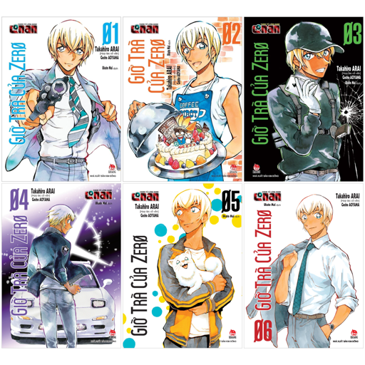 Bo
						
										
										Combo Manga - Tham Tu Lung Danh Conan - Gio Tra Cua Zero: Tap 1 - 6 (Bo 6 Tap)