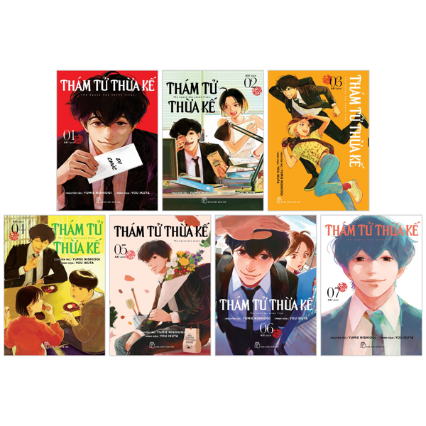 Bộ Combo Manga - Thám Tử Thừa Kế: Tập 1 - 7 (Bộ 7 Tập)