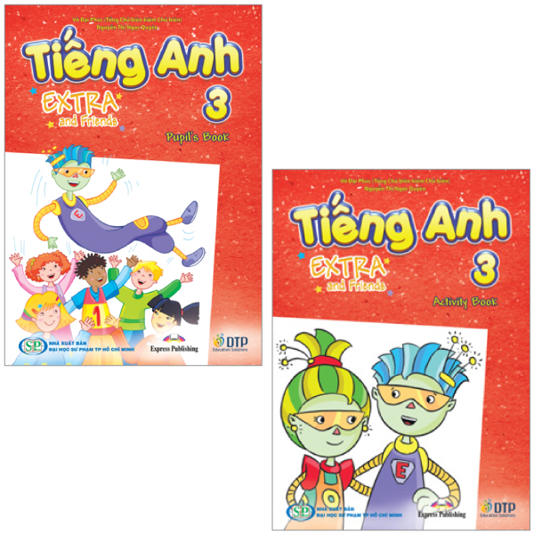 bộ combo sách tiếng anh 3 extra and friends - pupil's book + activity book (bộ 2 cuốn)