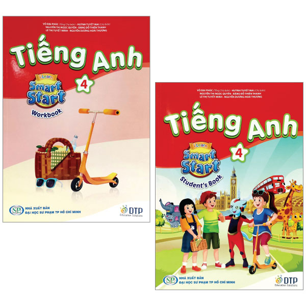 bộ combo sách tiếng anh 4 i-learn smart start - student's book + workbook (bộ 2 cuốn)