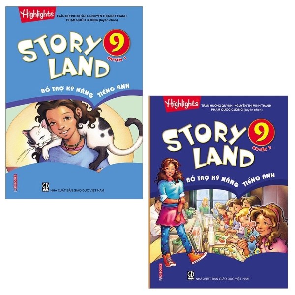 bộ combo story land - bổ trợ kỹ năng tiếng anh 9: quyển 1 và 2 (bộ 2 quyển)