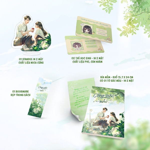 Bo
						
										
										Cong Vien Nho - Tap 1 - Ban Dac Biet - Tang Kem 1 Bookmark + 1 To Gac Mau Co Loi Nhan Va Chu Ky Cua Tac Gia + 1 Standee Mica + 2 The Hoc Sinh