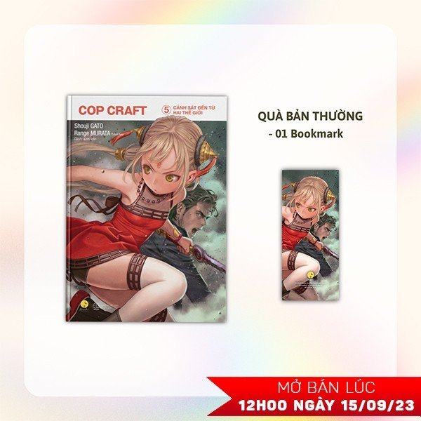 bộ cop craft - cảnh sát đến từ hai thế giới - tập 5 - tặng kèm bookmark