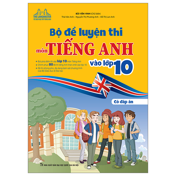 bộ đề luyện thi môn tiếng anh vào lớp 10 (có đáp án)