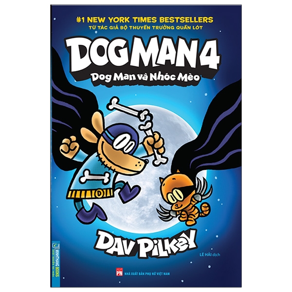 bộ dog man 4 - dog man và nhóc mèo