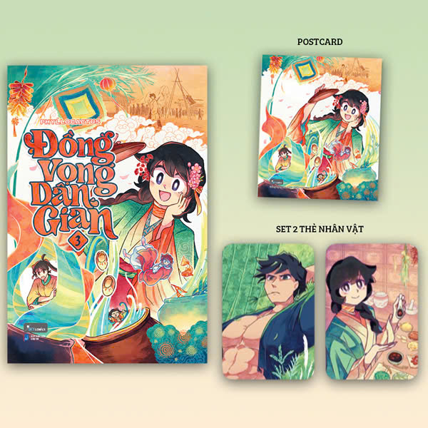 Bo
Dong Vong Dan Gian - Tap 3 - Ban Dac Biet - Tang Kem 1 Postcard Can Nhu + 2 The Nhan Vat Can Nhu