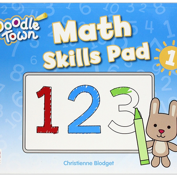 bộ doodle town 1 math skills pad