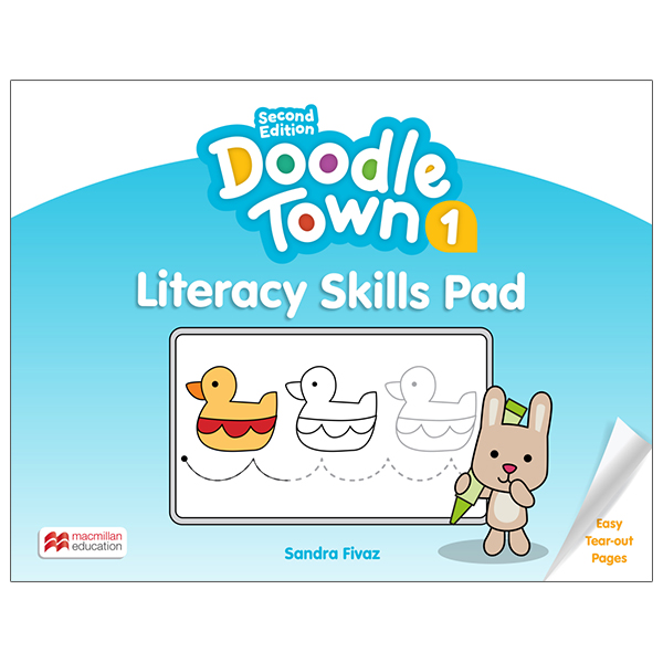 bộ doodle town level 1 literracy skill pad 2nd edition