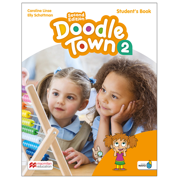 bộ doodle town level 2 student´s book + navio app 2nd edition