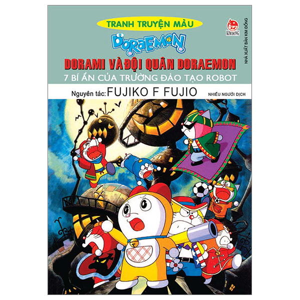 bộ doraemon - tranh truyện màu - dorami và đội quân doraemon - 7 bí ẩn của trường đào tạo robot (tái bản 2023)