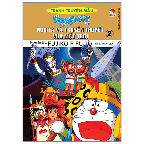 bộ doraemon - tranh truyện màu - nobita và truyền thuyết vua mặt trời - tập 2 (tái bản 2023)