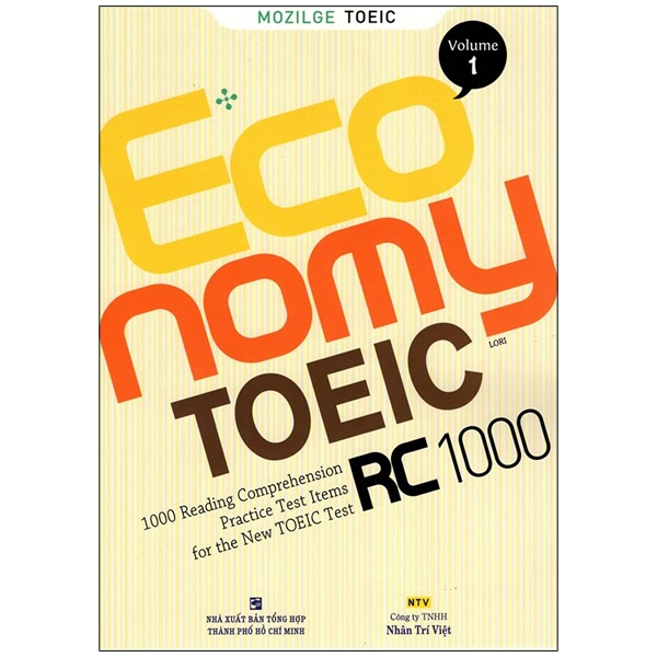 bộ economy toeic rc1000 volume 1