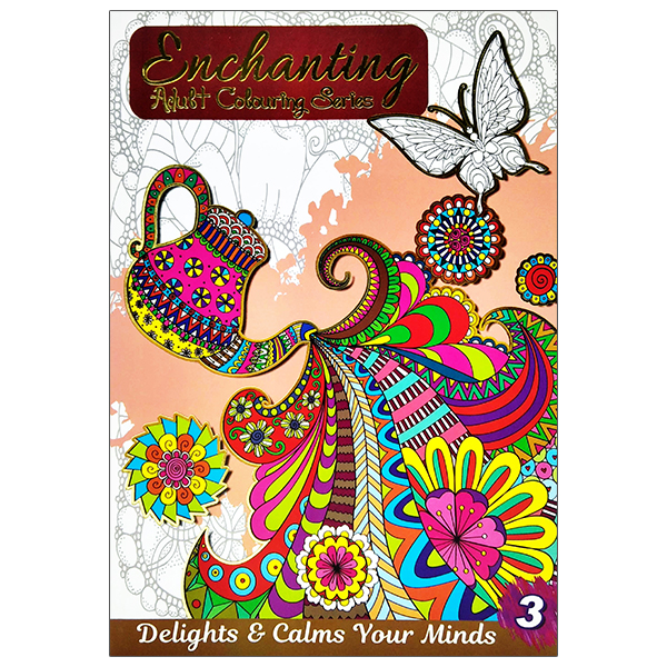 bộ enchanting adult colouring series - book 3