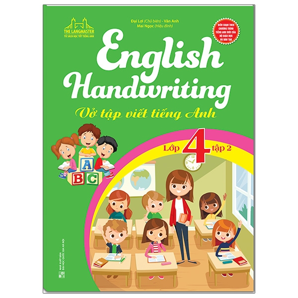 bộ english handwriting - vở tập viết tiếng anh lớp 4 - tập 2