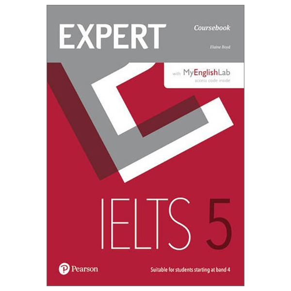 bộ expert ielts band 5 coursebook with online audio and myenglishlab pin pack