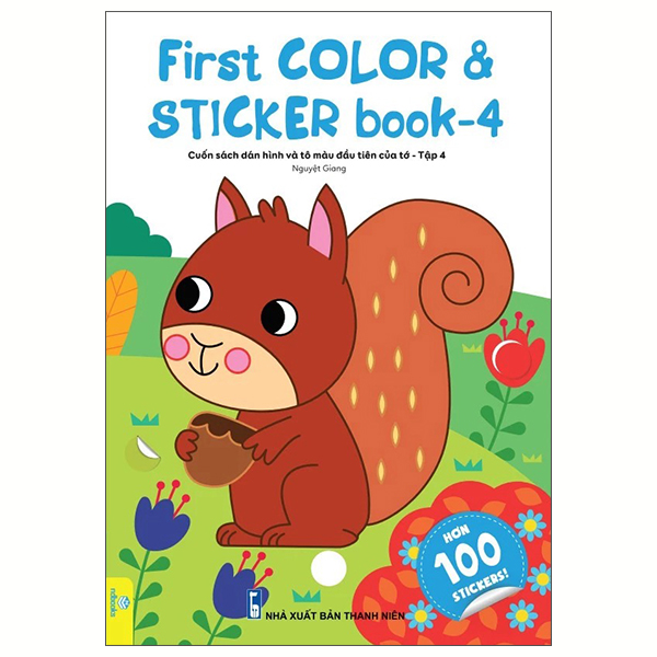 Bo
First Color And Sticker Book - Cuon Sach Dan Hinh Va To Mau Dau Tien Cua To - Tap 4