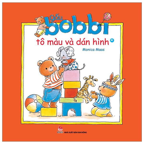 bộ gấu bobbi tô màu và dán hình - tập 1