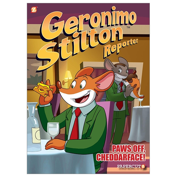 bộ geronimo stilton reporter 6: paws off, cheddarface!