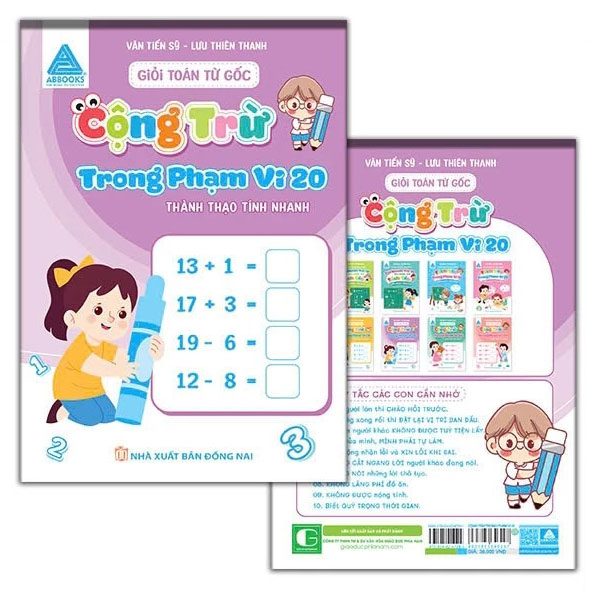 Bộ Giỏi Toán Từ Gốc - Thành Thạo Tính Nhanh - Cộng Trừ Trong Phạm Vi 20